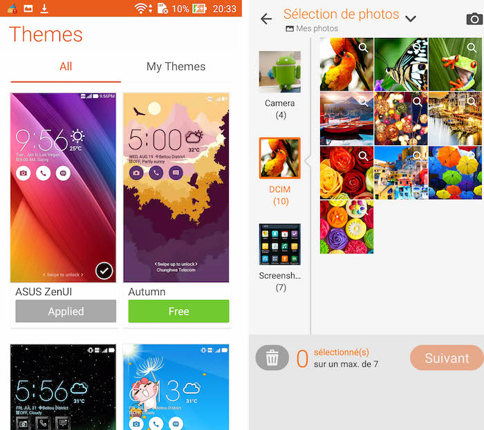 Test ASUS ZenFone 2 : ZenUI