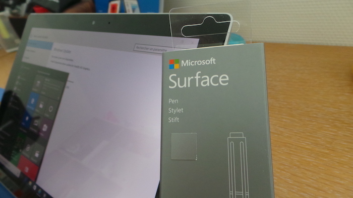 Microsoft Surface 3 4G LTE : boîte Stylet Surface
