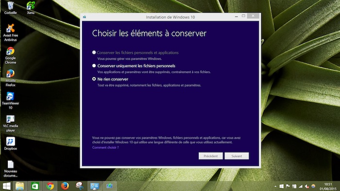 Création d’un support d'installation pour Windows 10