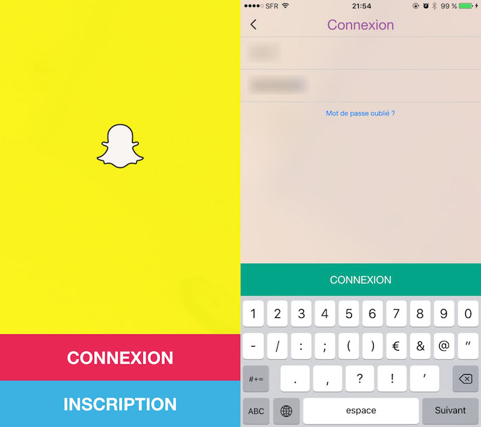 Snapchat : Créez votre compte