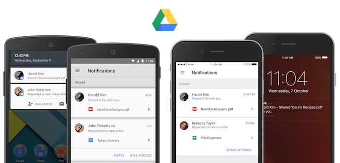 Google Drive mis à jour pour faciliter la collaboration