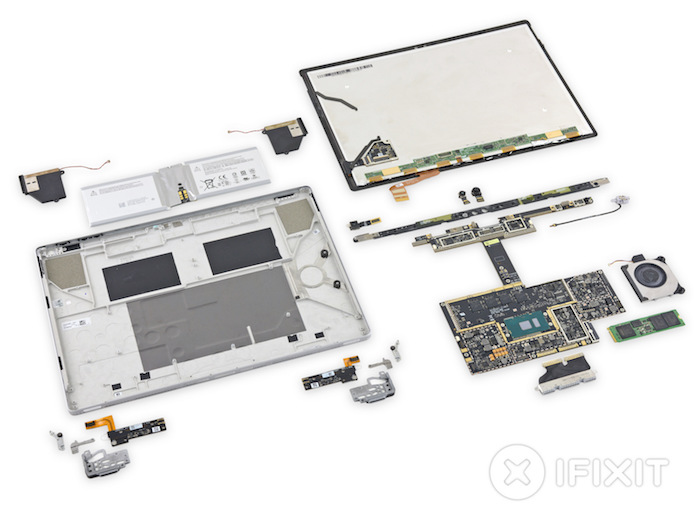 Surface Book : tous les composants
