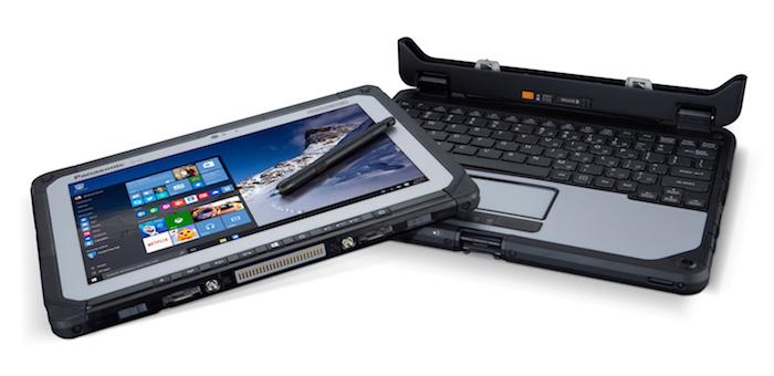 Panasonic ToughBook CF-20 : écran détaché du dock
