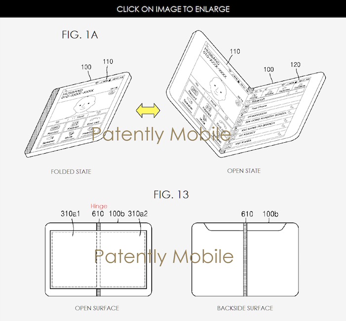 Samsung brevet : une tablette pliable
