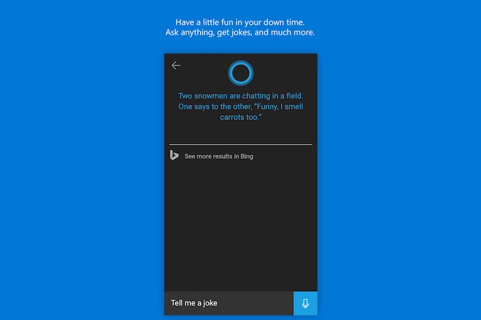 Cortana sur Android et iOS