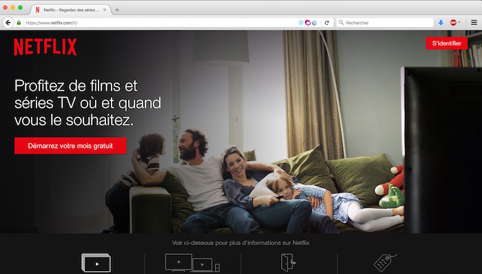 Firefox offre un support au lecteur vidéo HTML5 de Netflix sur Windows