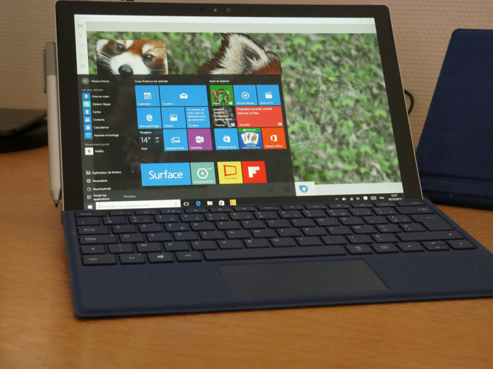 Microsoft Surface Pro 4 : vue globale