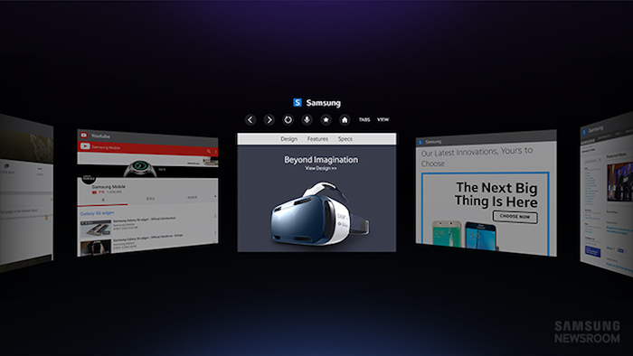 Samsung lance un navigateur Web pour son casque de réalité virtuelle Gear VR