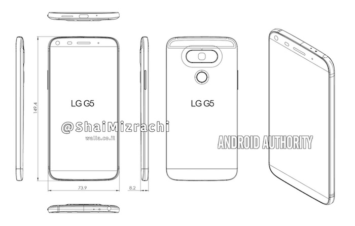 LG G5 : d'autres informations concernant sa conception