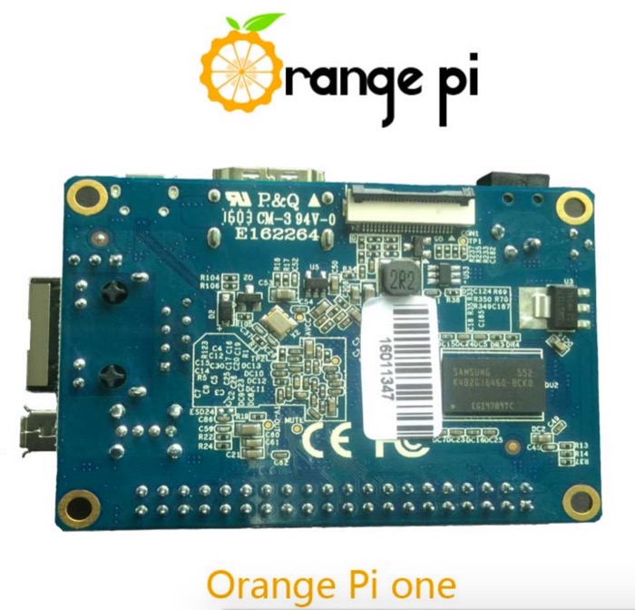 Orange Pi One : vue de dessus