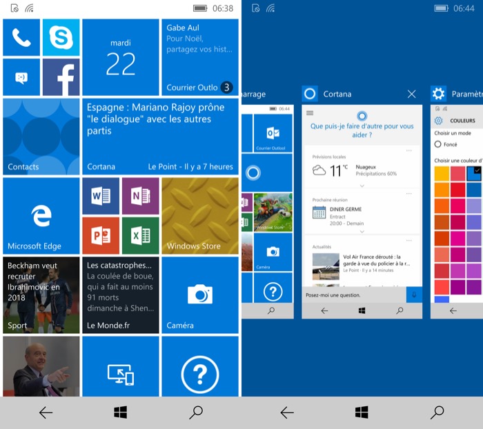 Microsoft Lumia 950 : Windows 10 Mobile