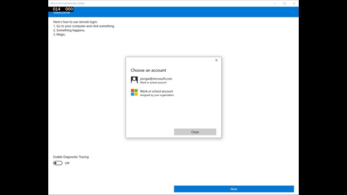 Windows Authenticator repéré en version bêta sur le Windows Store