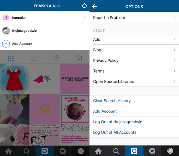 Certains utilisateurs iOS Instagram peuvent maintenant ajouter plusieurs comptes
