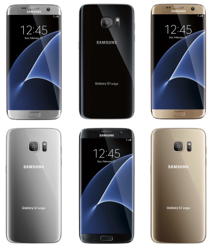 Rendus pour le Samsung Galaxy S7