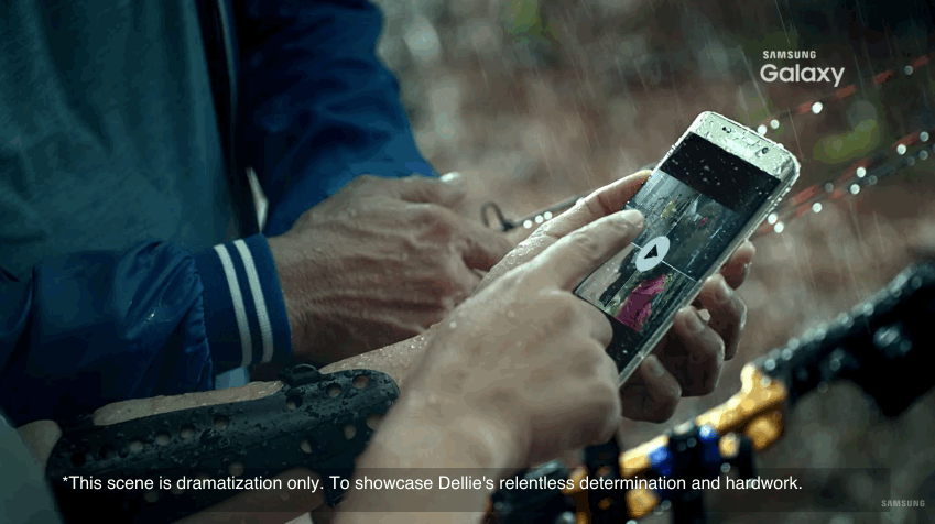 Galaxy S7 Edge : résistance à l'eau