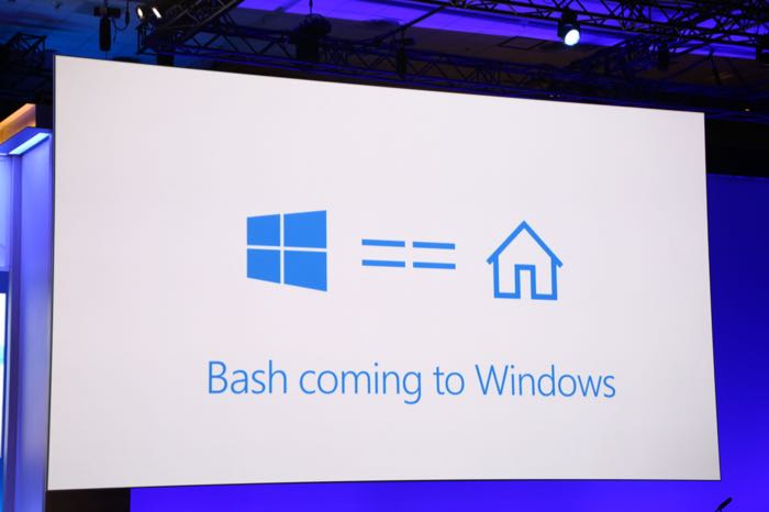 Microsoft embarque le bash dans Windows 10