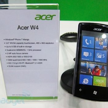 acer pourrait revenir sur le devant de la scene avec windows phone 1