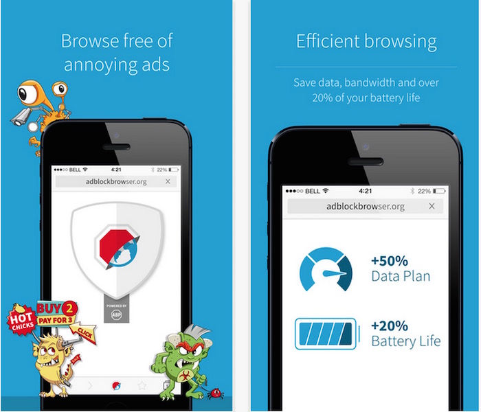 Le navigateur mobile Adblock Plus est lancé pour iOS et Android 49 adblock browser ios et android 1