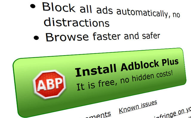 adblock plus pourrait ralentir votre navigateur firefox 1