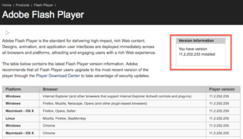adobe publie une mise a jour une faille critique pour son flash player pour tous les os 1