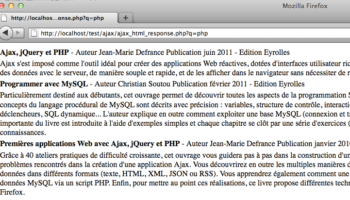 afficher des resultats instantanes en utilisant jquery xml et php 1