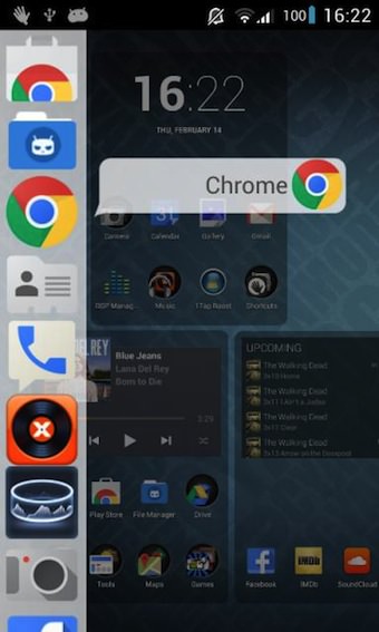 ajoutez la sidebar ubuntu phone os sur android avec glovebox 1