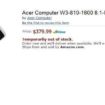 amazon devoile accidentellement une tablette acer de 8 pouces avec windows 8 1