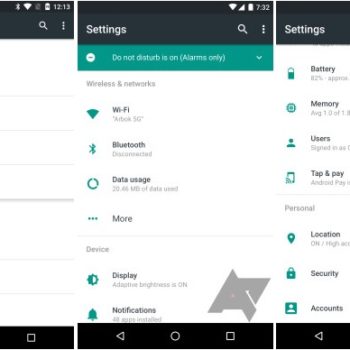 android n interface utilisateur des parametres 1
