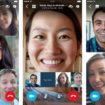 appels video de groupe skype arrivent sur ios et android 1