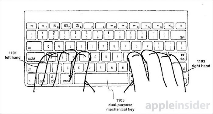 apple brevet clavier tactile 1
