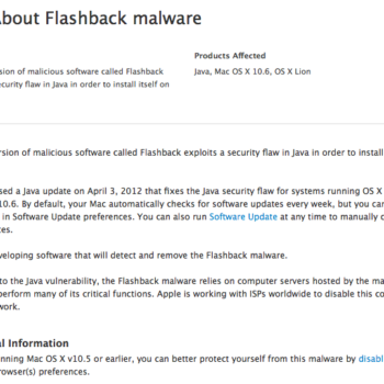 apple va liberer un patch pour supprimer le mechant flashback sur votre mac 1