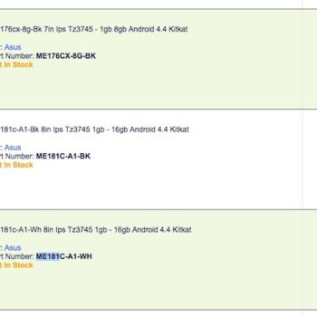 asus me181 une tablette android 8 pouces avec une puce bay trail 1