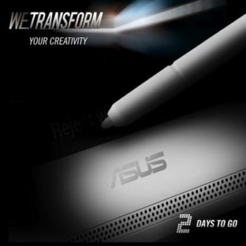 asus realise un teaser pour une nouvelle tablette transformer lors de lifa 1