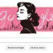 audrey hepburn en doodle du jour 1