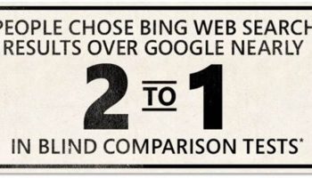 bing revendique une victoire 2 a 1 dans son comparatif a laveugle envers google 1