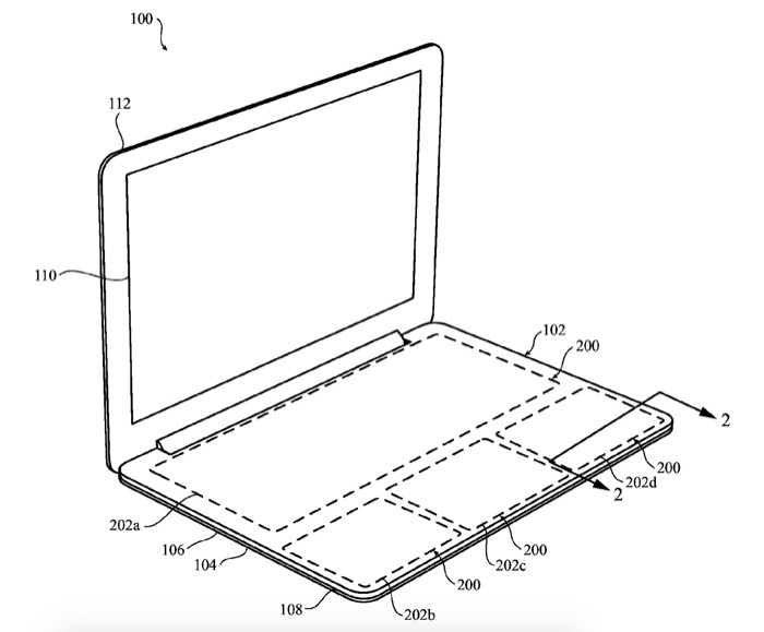 Votre futur MacBook pourrait avoir un écran tactile à la place d'un clavier 49 brevet apple clavier ecran tactile pour macbook 1 1