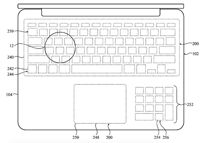 Brevet Apple : clavier numérique à 10 touches Brevet Apple : clavier numérique à 10 touches