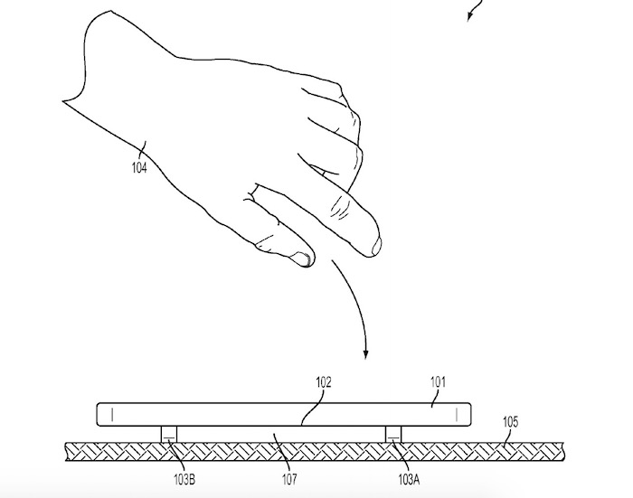 brevet apple protection ecran amortisseurs 1