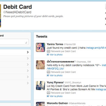 ce compte twitter retweets les ames egarees qui partagent des photos de leurs cartes bancaires 1