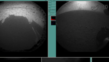 ce sont les premieres images que curiosity a envoye a la nasa de mars 1