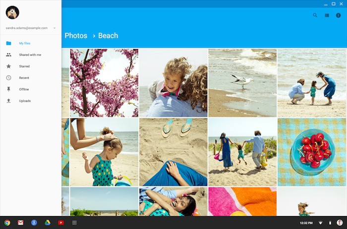 chrome os files material design 1