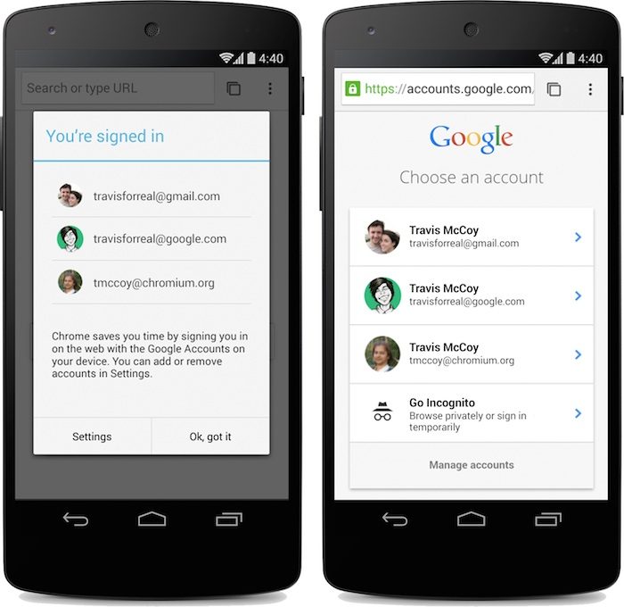 Chrome pour Android : le design Material déployée