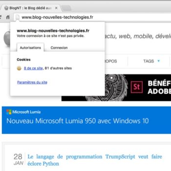 chrome site non crypte icone grand x rouge 1