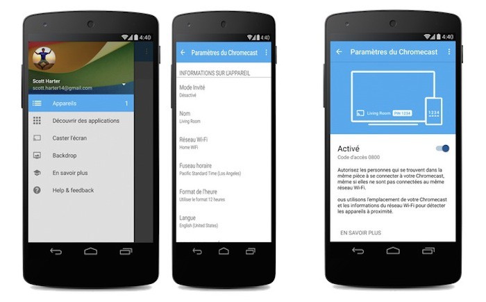 chromecast ajout dun mode invite sans partage du mot de passe wi fi 1