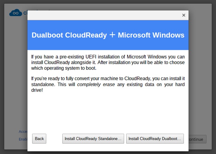 cloudready double boot avec windows et chromium os sur pc 1