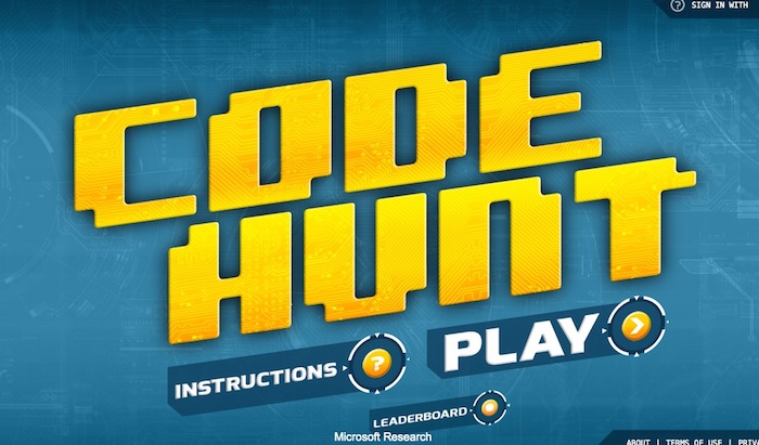 code hunt un jeu pour apprendre a programmer 1