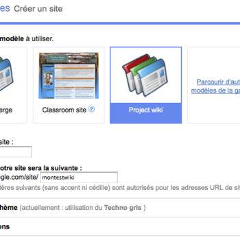 comment faire pour utiliser google sites en tant que wiki et collaborer sur des projets 1