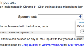 comment faire pour utiliser le champ de saisie vocale html5 1