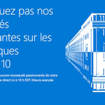 comment regarder levenement de microsoft du 6 octobre 1