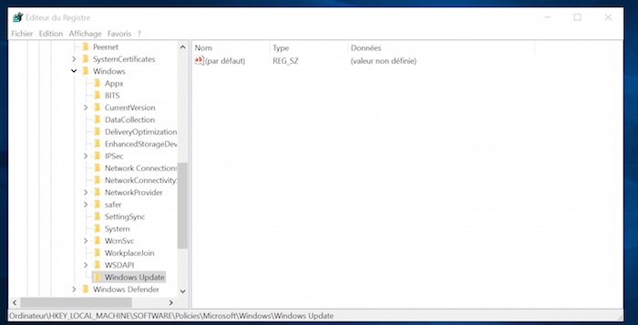 comment stopper le telechargement automatique de windows 10 1